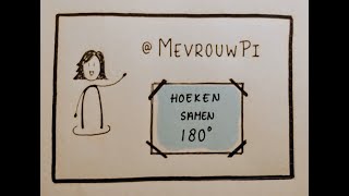 Hoeken samen 180 graden  Wiskunde uitleg vmbo [upl. by Jody]