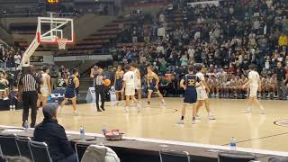 Dinuba High School Boys Basketball Valley championship 2024 vs Mission Prep free throws [upl. by Mehsah]