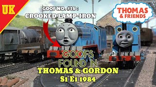 GOOFS found in Thomas amp Gordon  UK S1 E1 1984 [upl. by Ecnatsnoc]