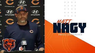 Matt Nagy on loss to Buccaneers  Chicago Bears [upl. by Ogilvie]