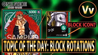 One Piece TCG Lets Talk About Block Rotations  Are Block Rotations Good for the Games Future [upl. by Avilo]