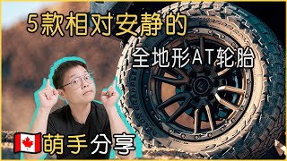 5款相对安静的AT轮胎｜5 Quiet All Terrain Tires [upl. by Eelak]