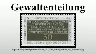 Gewaltenteilung [upl. by Porty]