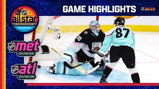 Metropolitan vs Atlantic  2023 NHL AllStar Semifinal 2 Highlights [upl. by Eerahc395]