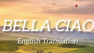 🇮🇹BELLA CIAO  English Lyrics  La casa de papel song  Chill MOOD channel [upl. by Ko]