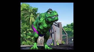 Jurassic World Evolution🌍SpiderMan IRexHulk TRexGoku Spinosaurus Dinosaurs Fight [upl. by Nidnerb24]