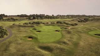 Royal Birkdale  Hole 14 TrackMan Virtual Indoor Golf Preview [upl. by Rentsch832]