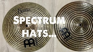 Meinl Byzance 13” Spectrum hihats demo [upl. by Naihtsirc]