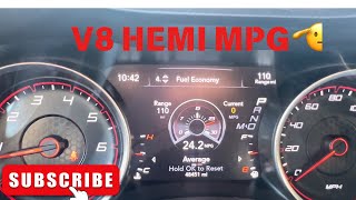 Does The 57 HEMI Charger RT Get Good Gas Mileage Highway and City Driving MPG [upl. by Fanchan]