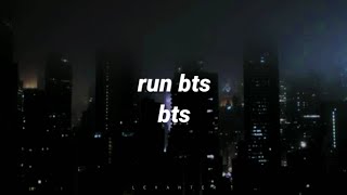 run bts by bts english lyrics [upl. by Anegue]