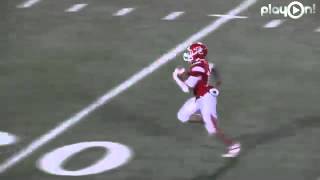 Dodge City vs Garden City  Immanuel Galloway 80yd Intercepted Snap Pick 6 [upl. by Adnirod]