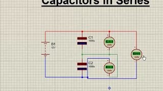 Capacitors in Series behavior [upl. by Menard]