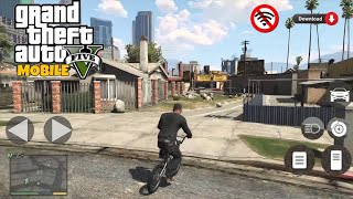 GTA 5 FOR ANDROIDIOS DOWNLOAD WITH REALISTIC GRAPHICS  FAN MADE  GAMERZZ ON [upl. by Tullius]