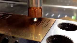 Cutting beryllium copper with a uv yag laser [upl. by Samp431]