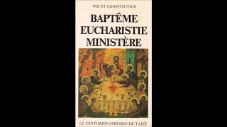 1982 15 janvier quotBaptême Eucharistie Ministèrequot Eglise Cath Rom  Conseil Oec des Eglises [upl. by Ot]