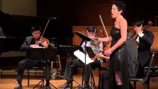 Ann Moss and The Hausmann Quartet String Quartet 2 Opus 10 Arnold Schoenberg [upl. by Ehtyde]