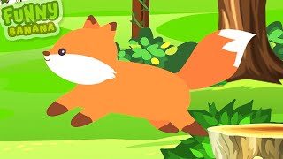 Clever Little Fox 🦊 More Kids Songs  15 min Playful Learning and Dance Collection  Funny Banana [upl. by Nnadroj]