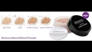 Review BENECOS MINERAL POWDER la base trucco PERFETTA [upl. by Oecam690]