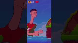 Ronaldo and Messi in an arcade game رونالدو وميسي في لعبة أركيد [upl. by Mita]