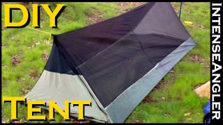 Homemade Ultra Lightweight Bivy Tent For Backpacking [upl. by Calore]