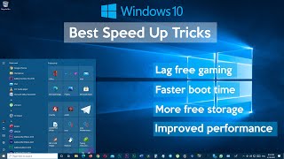 How to Speed Up Your Windows 10 Performance Best Settings Ever [upl. by Atela822]