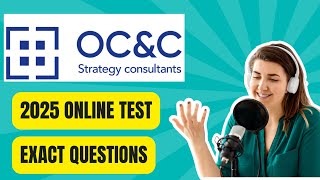 2025 OCampC Strategy Consultants Online Test Exact Questions and Answers [upl. by Einnoj]