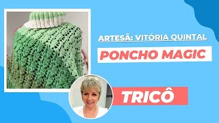 Poncho Magic Pull em Tricot [upl. by Aicena116]