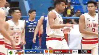 2017 PCCL Elite 8 Semifinals  Ateneo Blue Eagles vs San Beda Red Lions [upl. by Donelu]