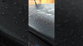 Dope Fibers  Speedy Ceramic Wax beading after 1st carwash carcare detailing satisfying [upl. by Lumbye679]