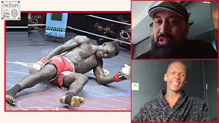 Israel Adesanya amp Eugene Bareman describe Adesanyas only KO Loss to Alex Perreira Kickboxing [upl. by Aicercul]