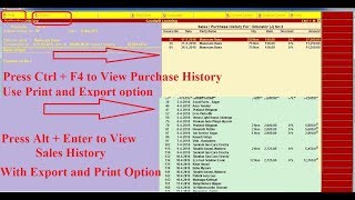 Tally TDL to View item Purchase and Sales History  Tally Add on to View Purchase and Sales History [upl. by Eb]