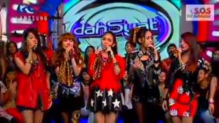 SOS Sensation Of Stage  Talk  Drop It Low Live at Dahsyat RCTI 130504 [upl. by Esinaej]