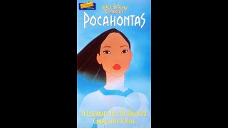 Walt Disney Pocahontas 1995Trailer VHS 1996 UKComing Soon [upl. by Ecidna]