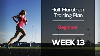 Beginner Half Marathon Training Plan WEEK 13 [upl. by Naul]