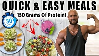 How I Spend Only 30 Minutes Per Day Cooking Healthy High Protein Meals [upl. by Basile240]