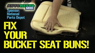 Bucket Seat Covering Tips and Tricks Classic Car Ford Mustang Cougar Episode 186 Autorestomod [upl. by Resay]