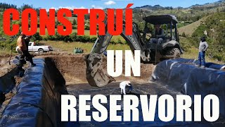 CONSTRUYENDO UN RESERVORIO PARA AGUA DE LLUVIA [upl. by Lajib512]