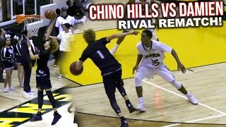 LIANGELO BALL DROPS 52 in RIVAL BLOWOUT Chino Hills REMATCH VS Damien FULL HIGHLIGHTS [upl. by Ardeen]