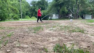 Next Step Seeding the Lawn on our new property Yay [upl. by Akina]