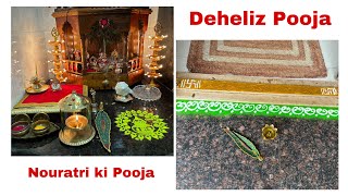 Nouratri ki Meri Pooja  Deheliz Pooja  Maharashtrian Nouratri Pooja Or Deheliz Pooja [upl. by Lovell137]