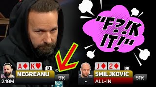 Daniel Negreanu LOSES His Mind with AceKing [upl. by Narol]