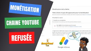 Monétisation de chaine YouTube Refusée 6 Fois  Voilà COMMENT jai ENFIN RÉUSSI [upl. by Ennayar]