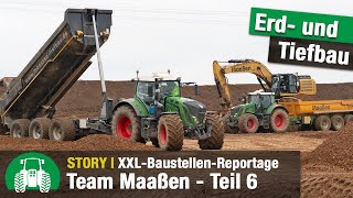 Maaßen Erd und Tiefbau Teil 6  Action auf der Baustelle CAT 352F Bagger amp neuer SpeedDozer [upl. by Schacker]