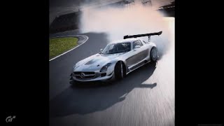 Drifting a MercedesBenz SLS AMG GT3 11 to quotYou Must Followquot by Stratus  GT7 [upl. by Hackett]