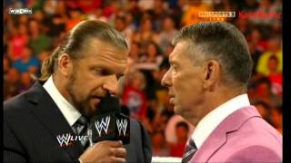 Full Triple H Returns and Fires Vince McMahon 22 7182011 [upl. by Gauthier246]