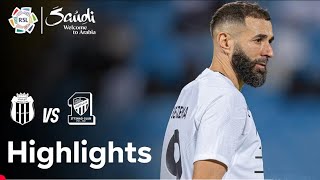 AL ITTIHAD vs AL RIYADH 44 FOOTBALL MATCH HIGHLIGHTS [upl. by Gerbold635]