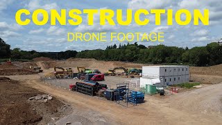 Drone Footage New Velindre Hospital Construction Whitchurch Cardiff 28 July 2024 [upl. by Steinway]