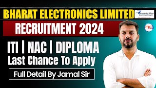 BEL Recruitment 2024  BEL Vacancy  BEL 2024 Eligibility Exam Pattern Syllabus  by Jamal Sir [upl. by Ytsud]