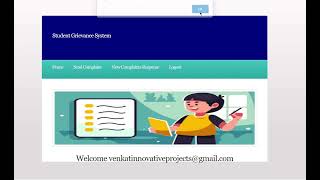 Student Complaint System Java Project  HTML  CSS  JAVASCRIPT  MYSQL  NETBEANS  VIP APP [upl. by Oab]