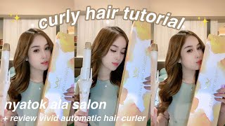 review VIVID VOGUE curly rambut otomatis 32mm 3rd Generation [upl. by Asyram749]